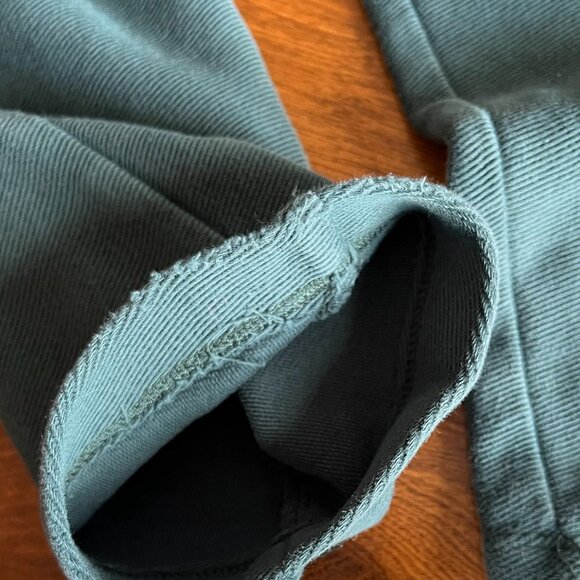 Hanna Andersson green twill joggers 120 - Picture 8 of 9